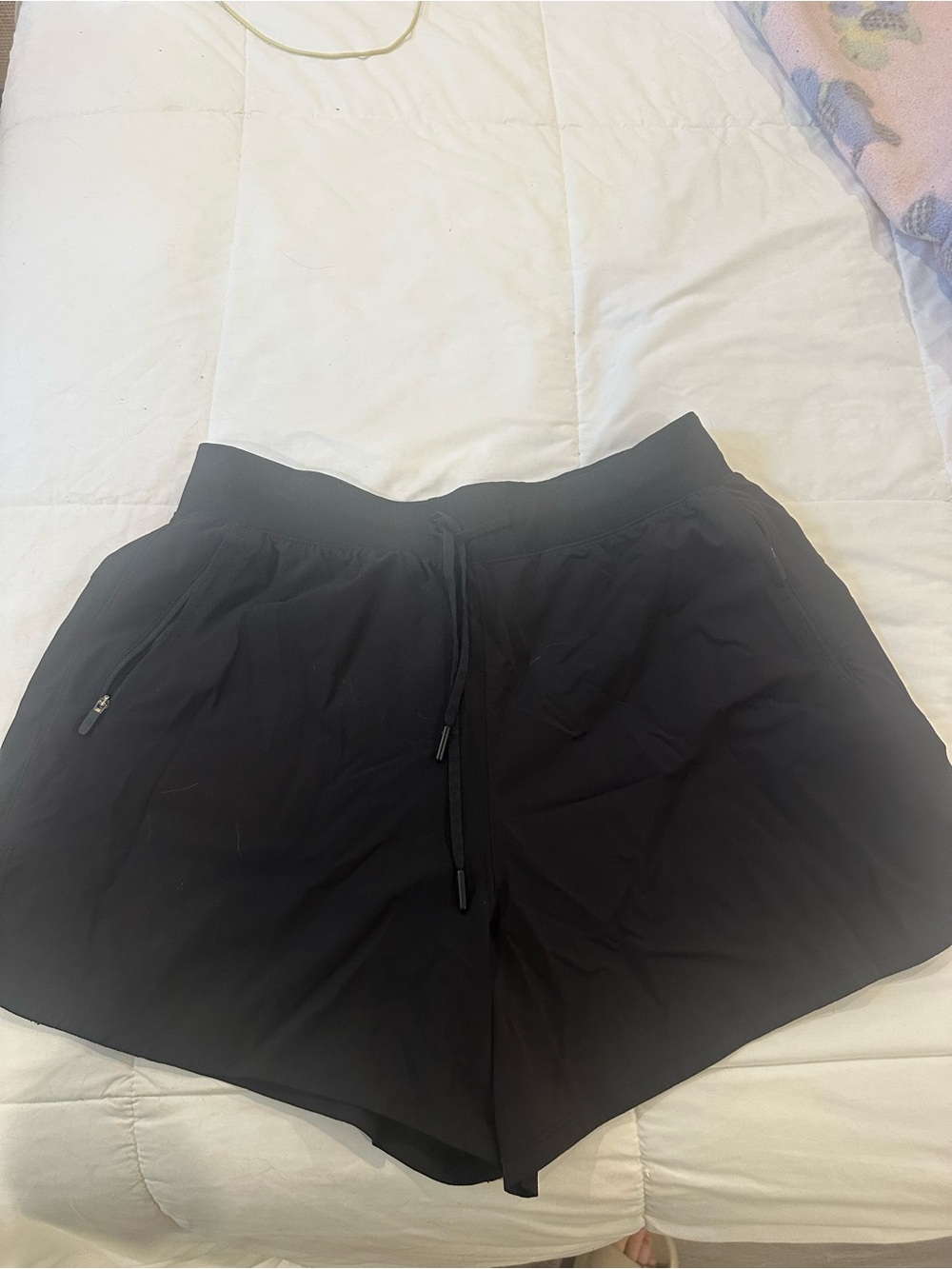 lululemon athletica Black Women's Athletic Drawstring Shorts